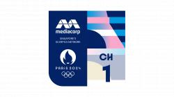 Mediacorp Paris 2024 Channel 1 (Singapore) logo