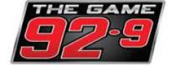 92.9 The Game WZGC Logo