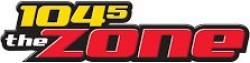 104.5 FM The Zone (WGFX) logo