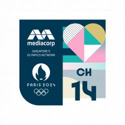 Mediacorp Paris 2024 Channel 14 (Singapore) logo