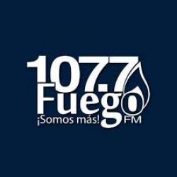 107.7 Fuego logo